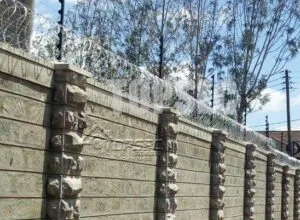 Topwall electric fencing