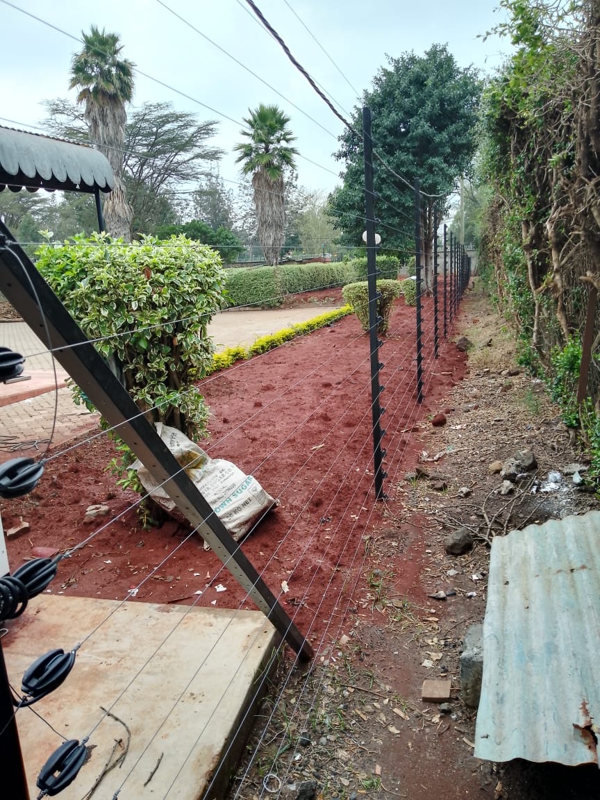 Free standing electric fencing